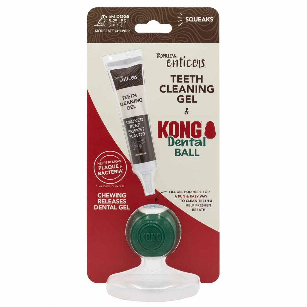 KONG Denta Ball Small - tyggelegetøj til hunde 2-11 kg